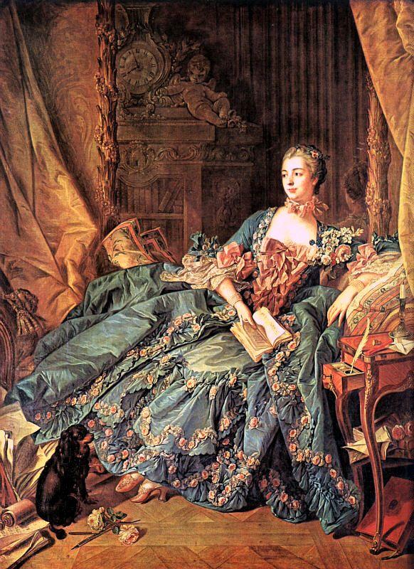 Francois Boucher The Marquise de Pompadour china oil painting image